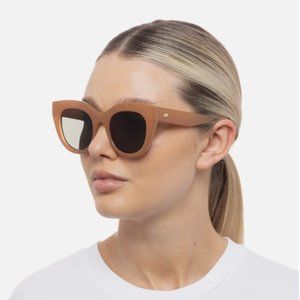 Le Specs Sunglasses Air Heart Caramel